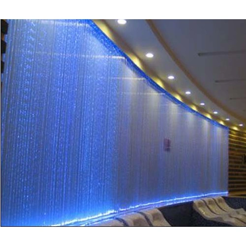Led Fiber Optic Curtain Rain Curtain Water Feature Kit Supplier