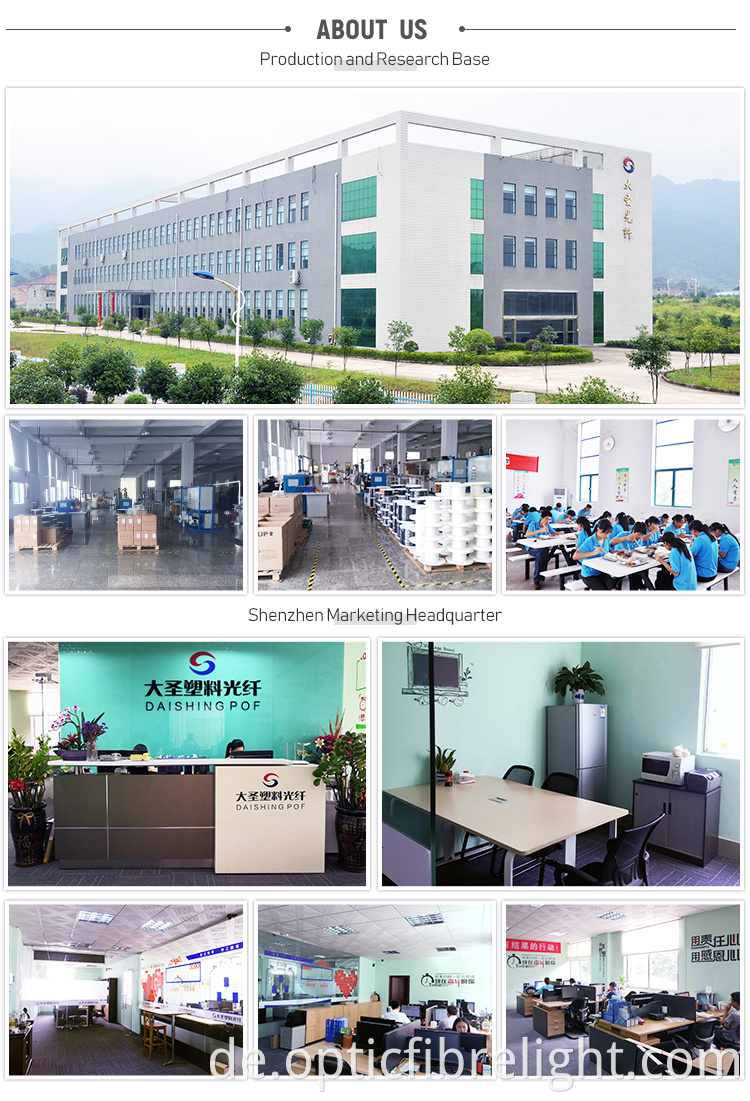 Faseroptisches Licht der Herstellung Fiber Optic Light Of Manufacture