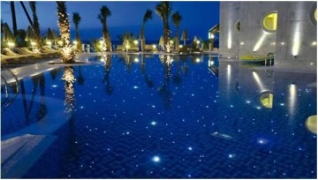 Why optic fiber  is  good  for  the  decoration of  the swimming pool ?