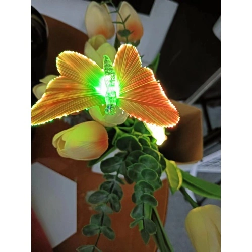 optic fiber butterfly light