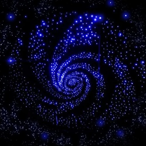 نجوم الرماية بالألياف البصرية على ضوء السقف