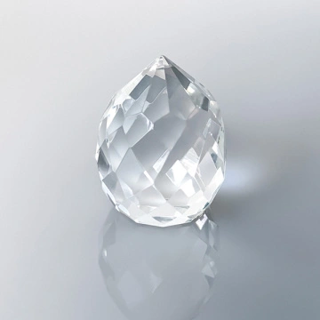 Crystal end fitting for star ceiling