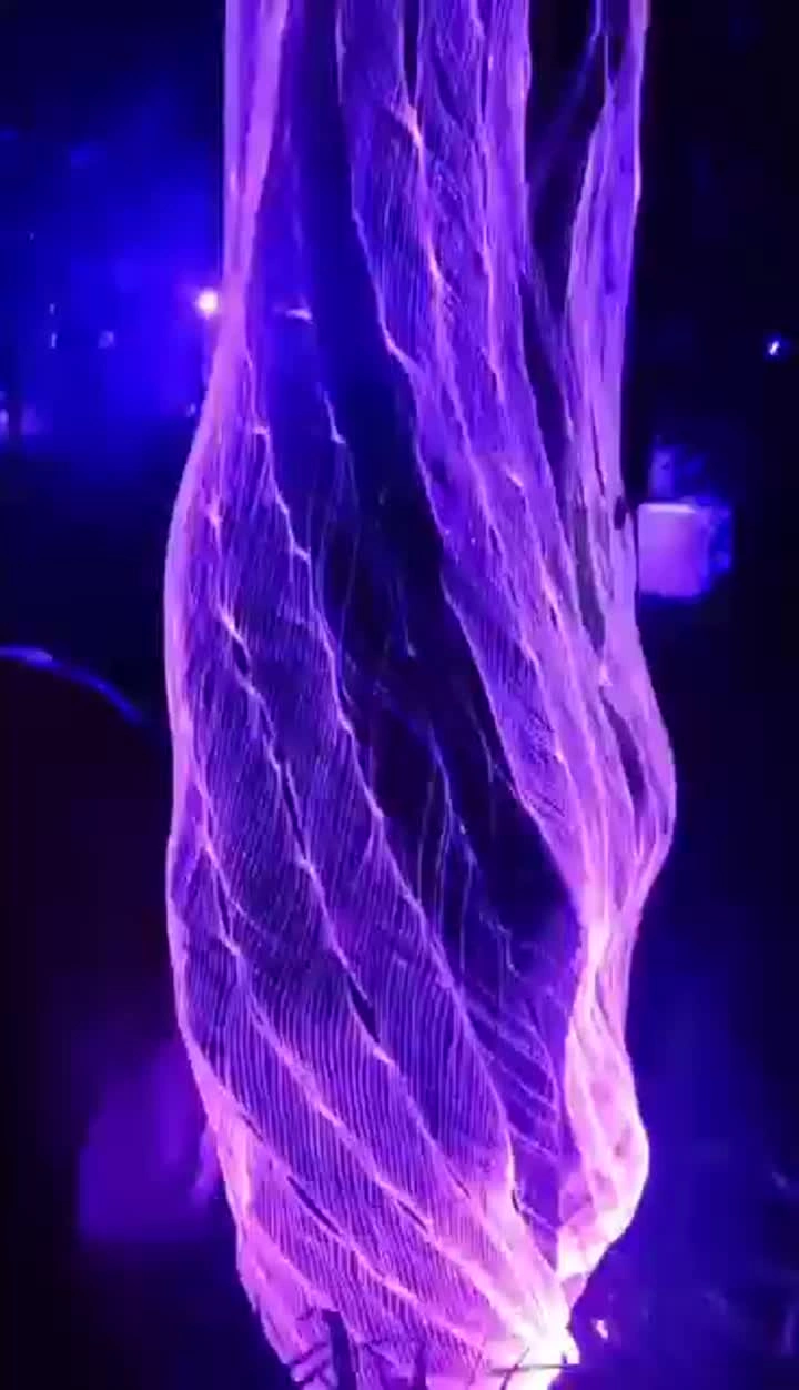 optic fiber mesh  for outdoor trees