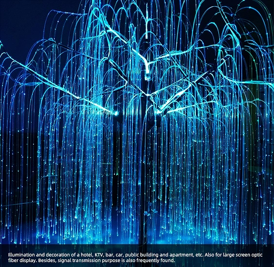 optic fiber curtain  light