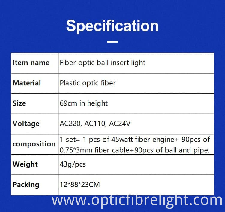 Fiber Optic Bulb Light 1