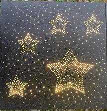 Luminous Cement fiber optic brick