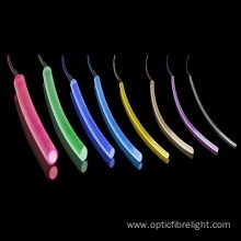 Side glow fiber optical fiber lights for car